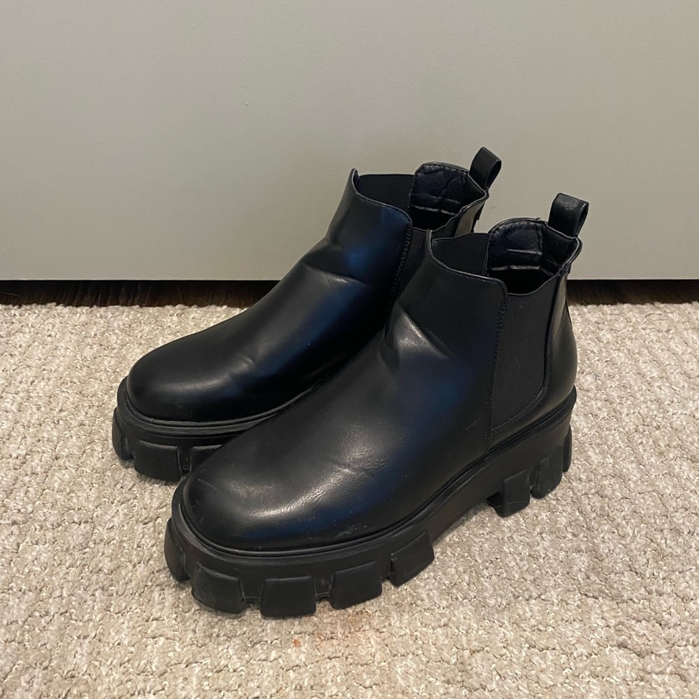 Nasty Gal Chunky Platform Boots
